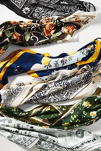 Wallpaper Floral Hair Scarves