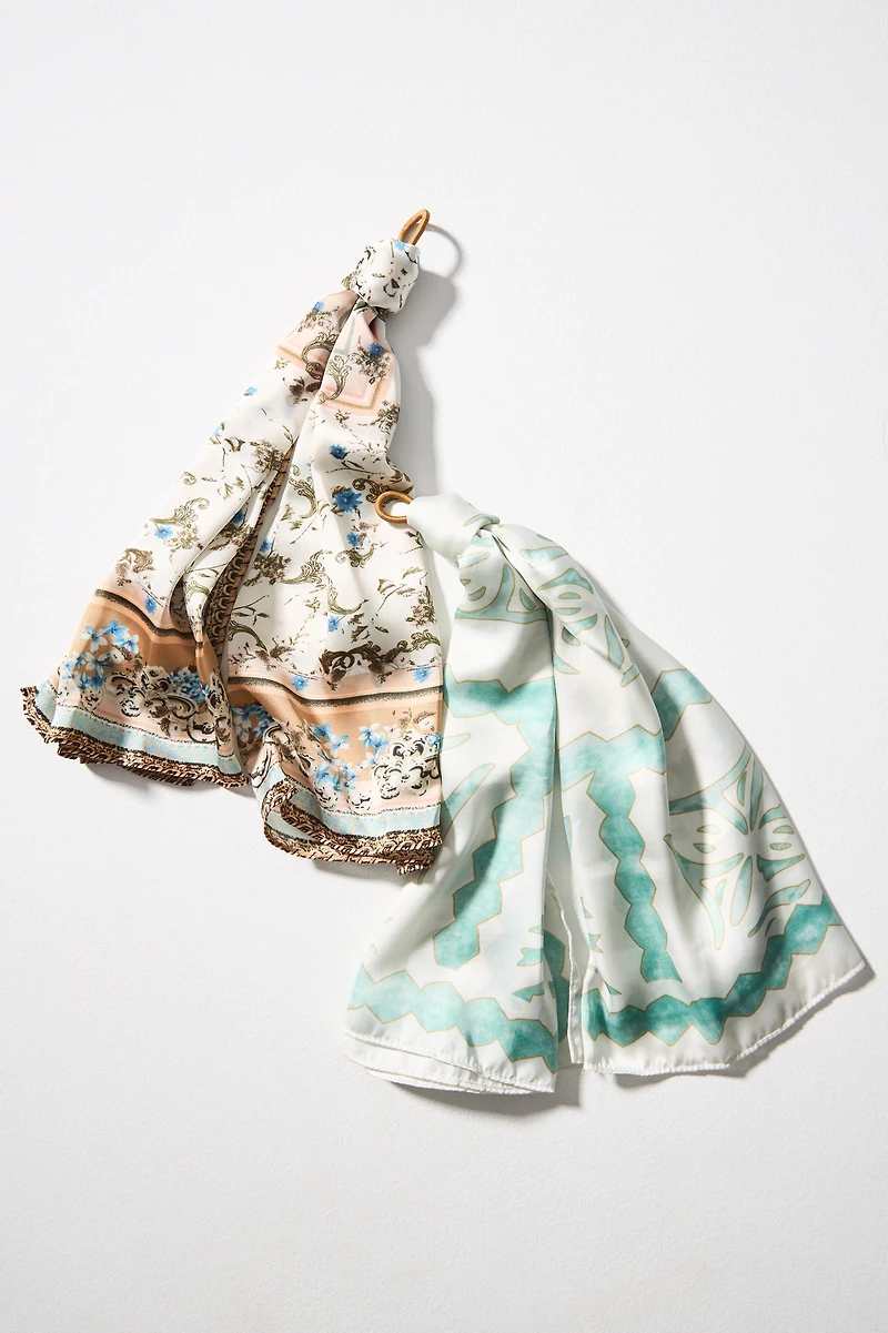 Wallpaper Floral Hair Scarves