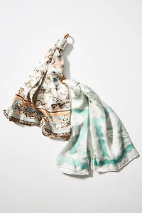 Wallpaper Floral Hair Scarves