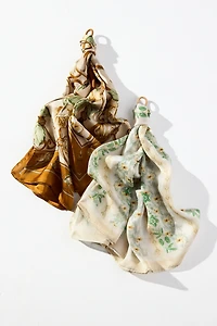 Wallpaper Floral Hair Scarves, Set of 2