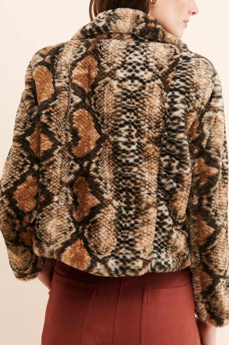 [BLANKNYC] Danger Faux Fur Jacket