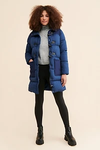 Bernardo Toggle Puffer Coat