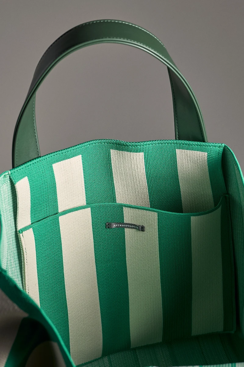 Everyday Stripe Knit Tote