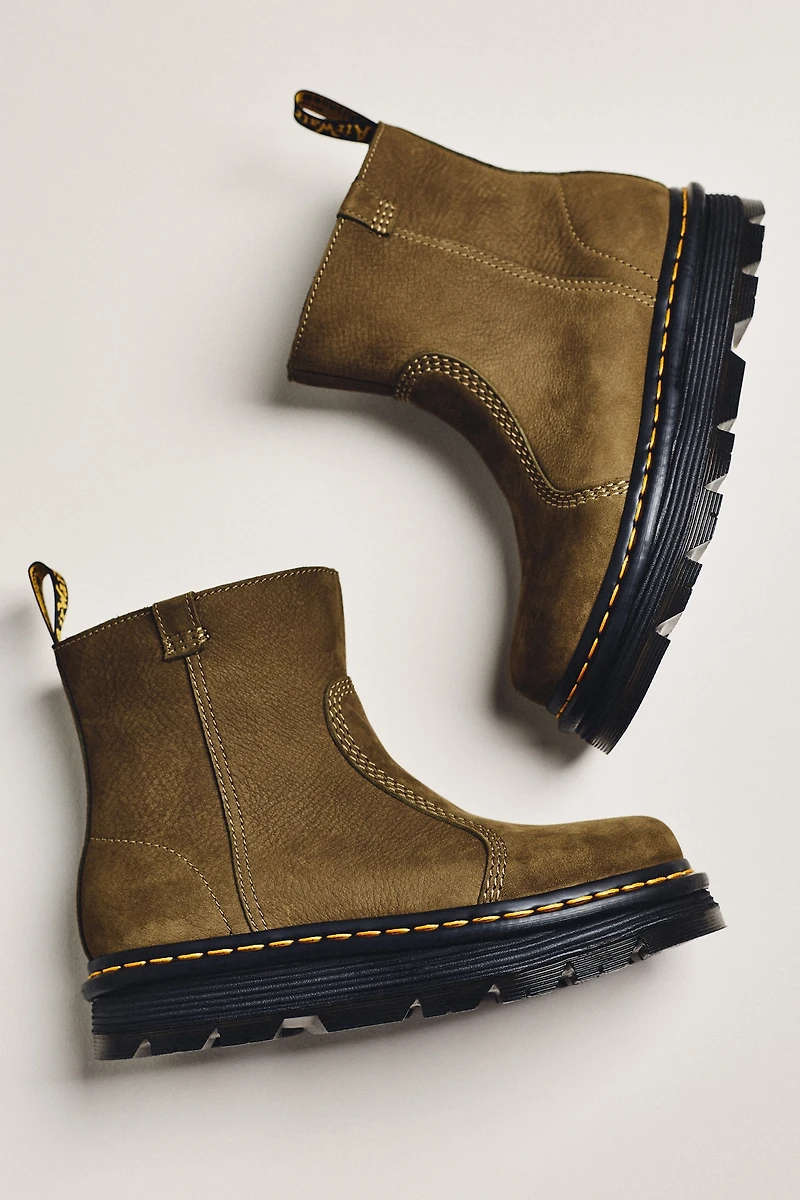 Dr. Martens Zebzag Rigger Ankle Boots