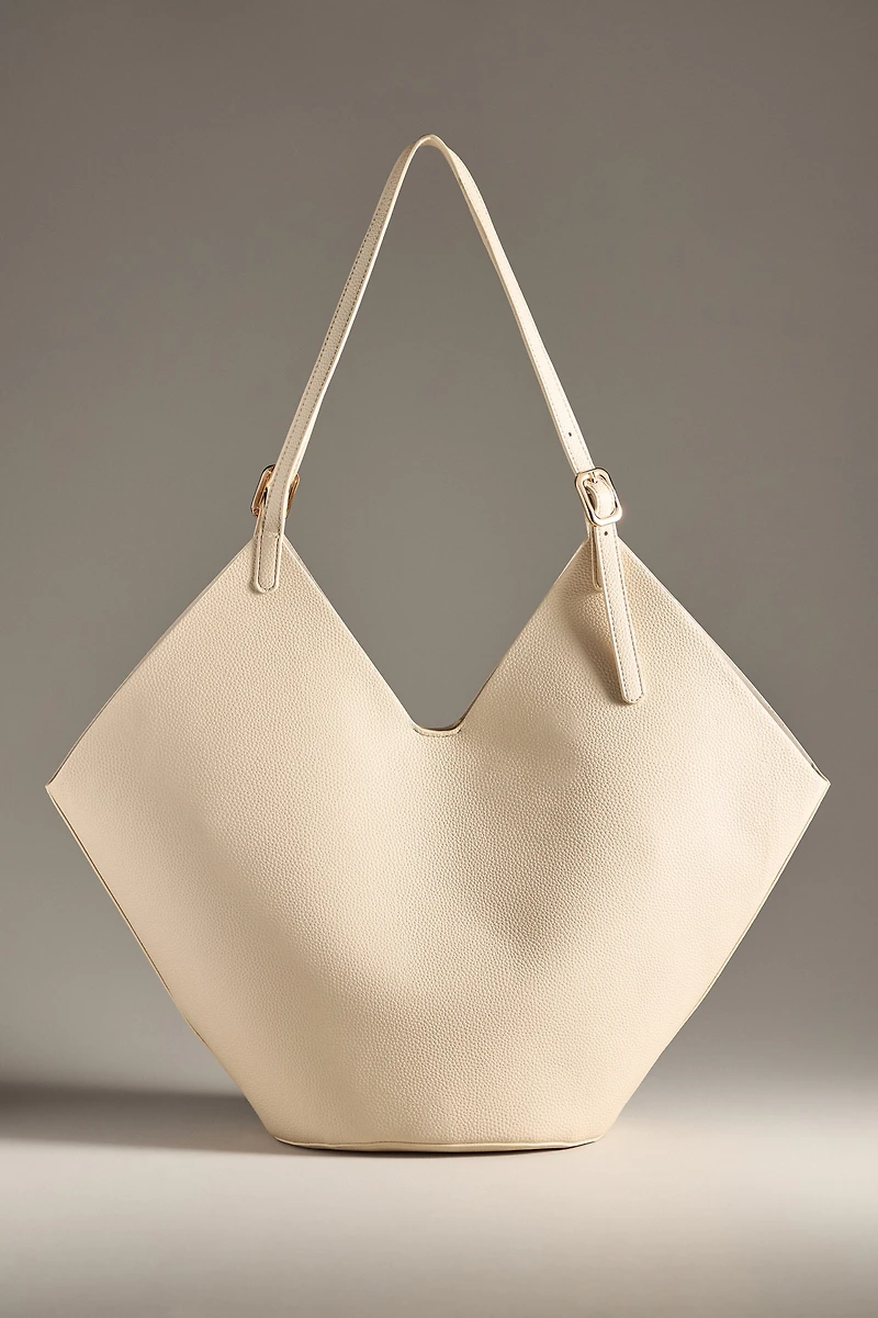 By Anthropologie Buckle-Strap Tote