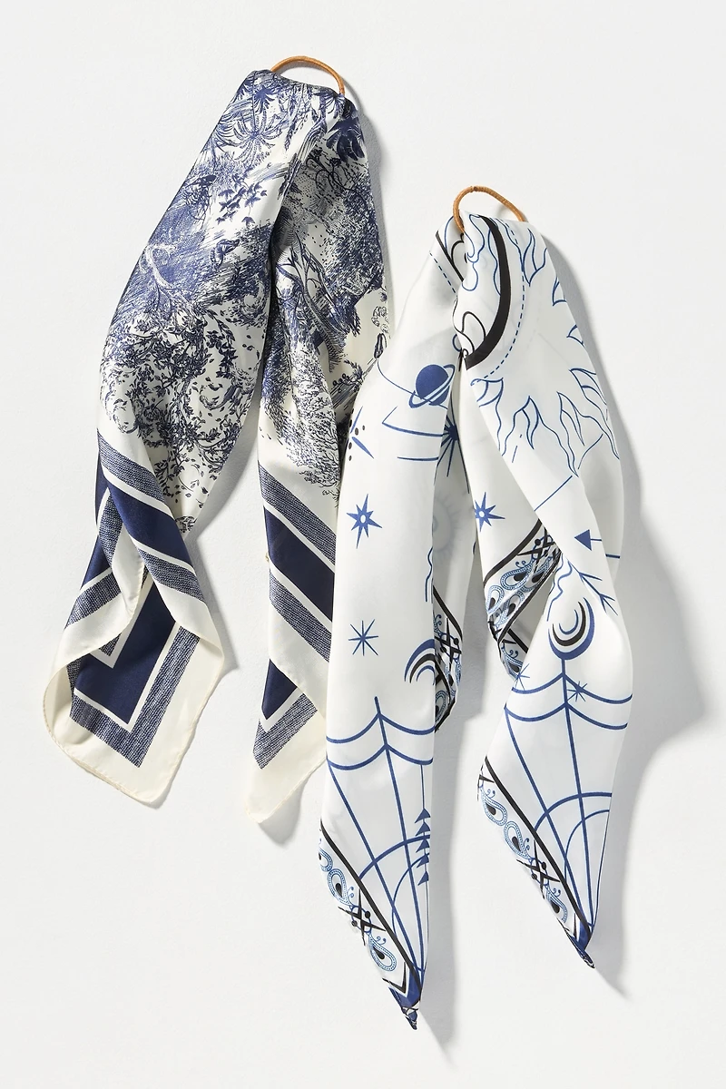 Patterned Hair Scarves