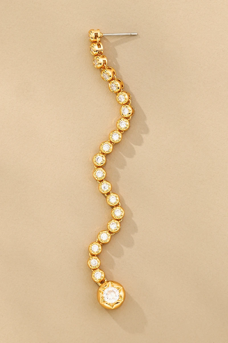 Luv Aj Rose Bud Drop Earrings
