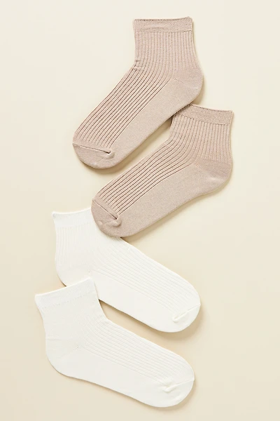 Solid Quarter Crew Socks
