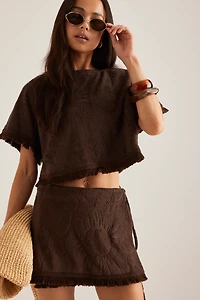 Ollari Terry Textured Mini Sarong