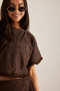 Ollari Terry Textured Mini Sarong