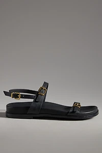 Bibi Lou Skinny Buckle Slingback Sandals