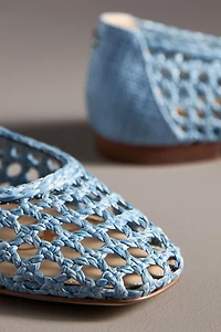 Sam Edelman Marcie Woven Raffia Ballet Flats