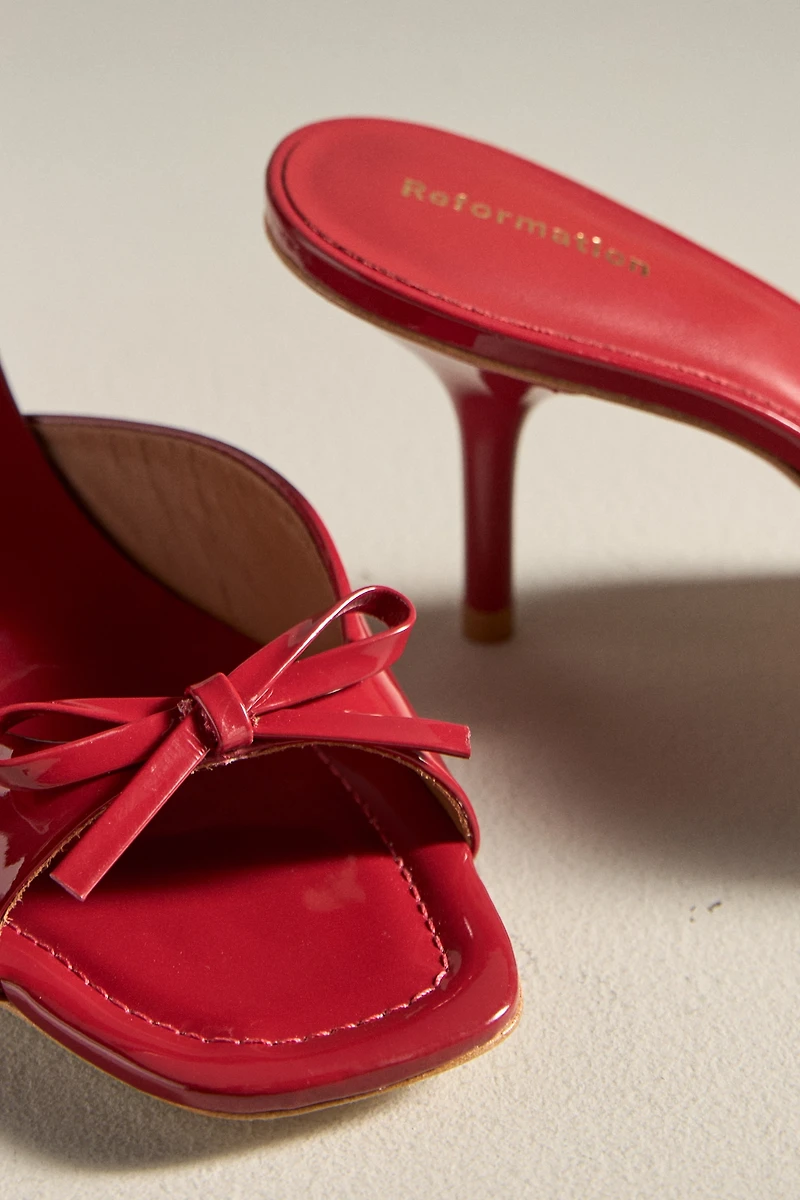 Reformation Clementine Heeled Mules