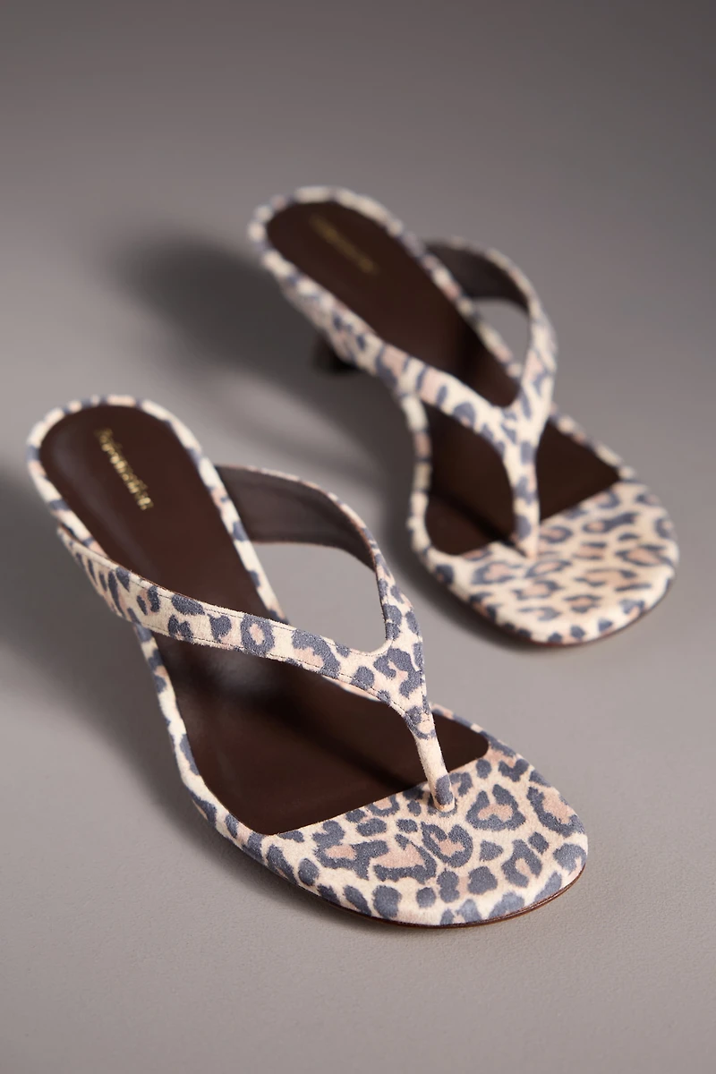 Reformation Sophie Heeled Thong Sandals