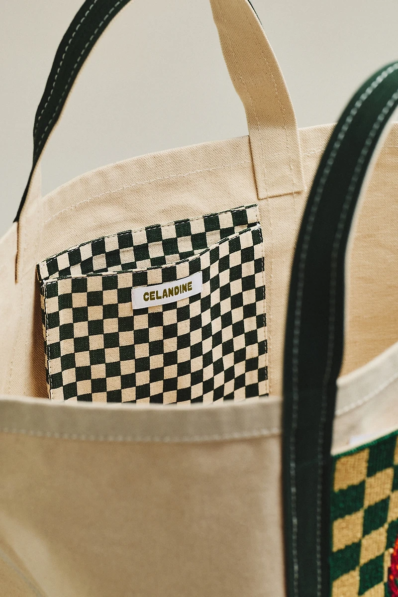 Celandine Hartley Large Canvas Tote