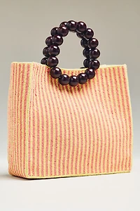 Wood Bead Bracelet Beaded Bag