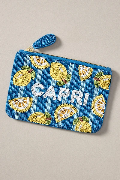 The Fiona Medium Beaded Pouch: City Edition