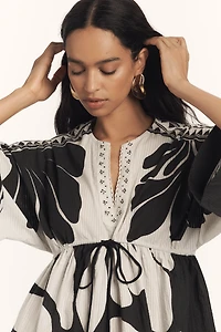 Conditions Apply Rickrack Printed Kaftan