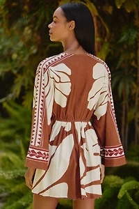 Conditions Apply Rickrack Printed Kaftan