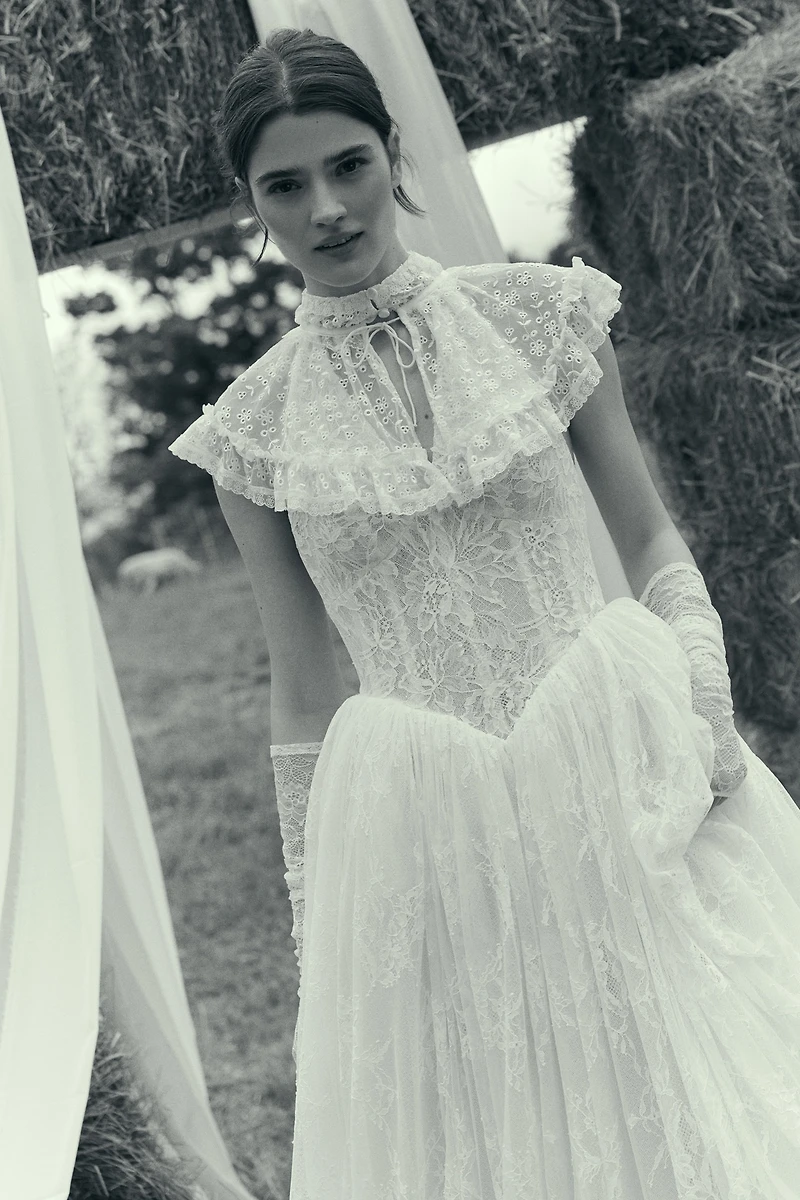 For Love & Lemons Layer Cake Chiffon Collar