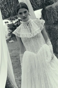 For Love & Lemons Layer Cake Chiffon Collar