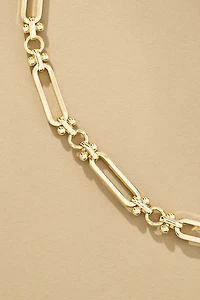 Large Paperclip Charm Necklace