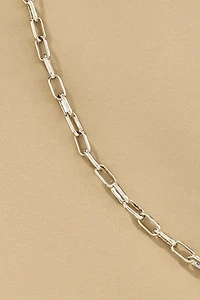 Boxbar Tiny Link Paperclip Chain Necklace