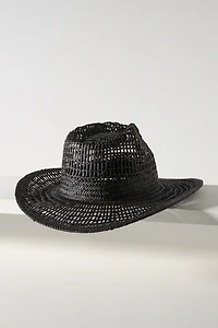 Wyeth Geo Open-Weave Straw Rancher