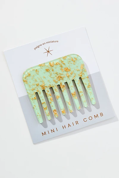 Gold Leaf Mini Comb