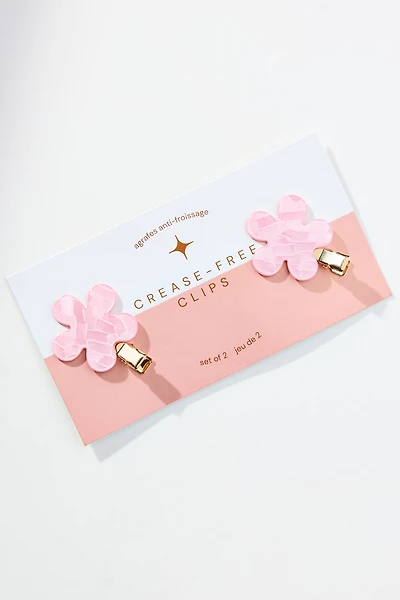  Flower Crease-Free Hair Clips, Set of 2