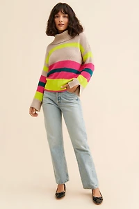 $525 Giana Striped Sweater