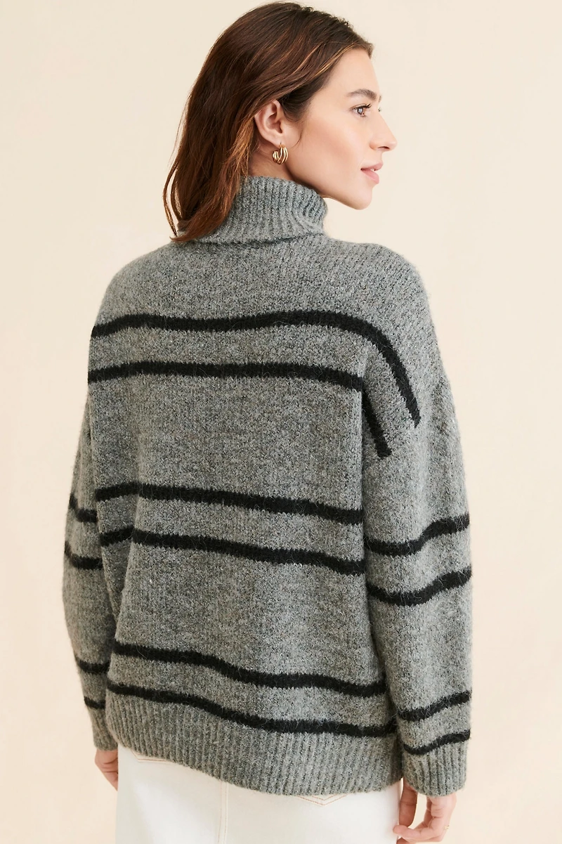 Line + Dot Veronica Striped Sweater