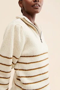 RD Style Mabel Mossy Quarter Zip Sweater