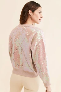 Line + Dot Mother Of Pearl Sweater