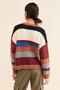 Little Lies Cara Colorblock Sweater
