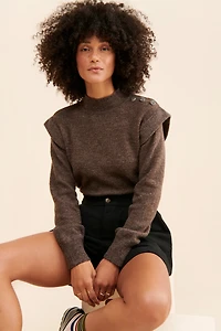 Ichi Misha Button Sweater