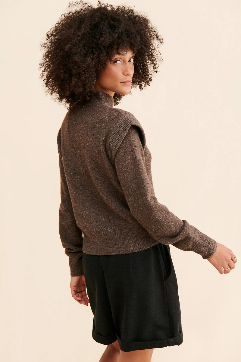 Ichi Misha Button Sweater