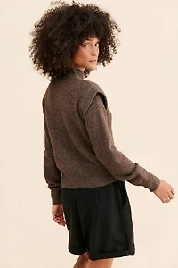 Ichi Misha Button Sweater