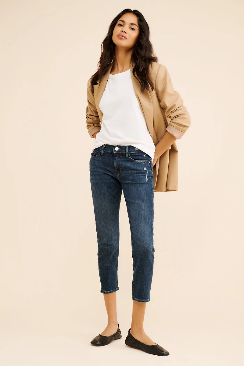 FRAME Le Garcon Crop Jeans