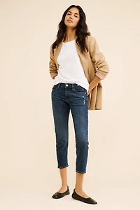 FRAME Le Garcon Crop Jeans