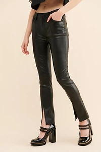 Hudson Barbara Vegan Leather Pants