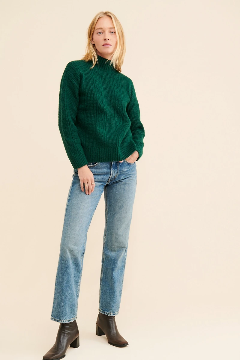 $525 Lexi Turtleneck Sweater