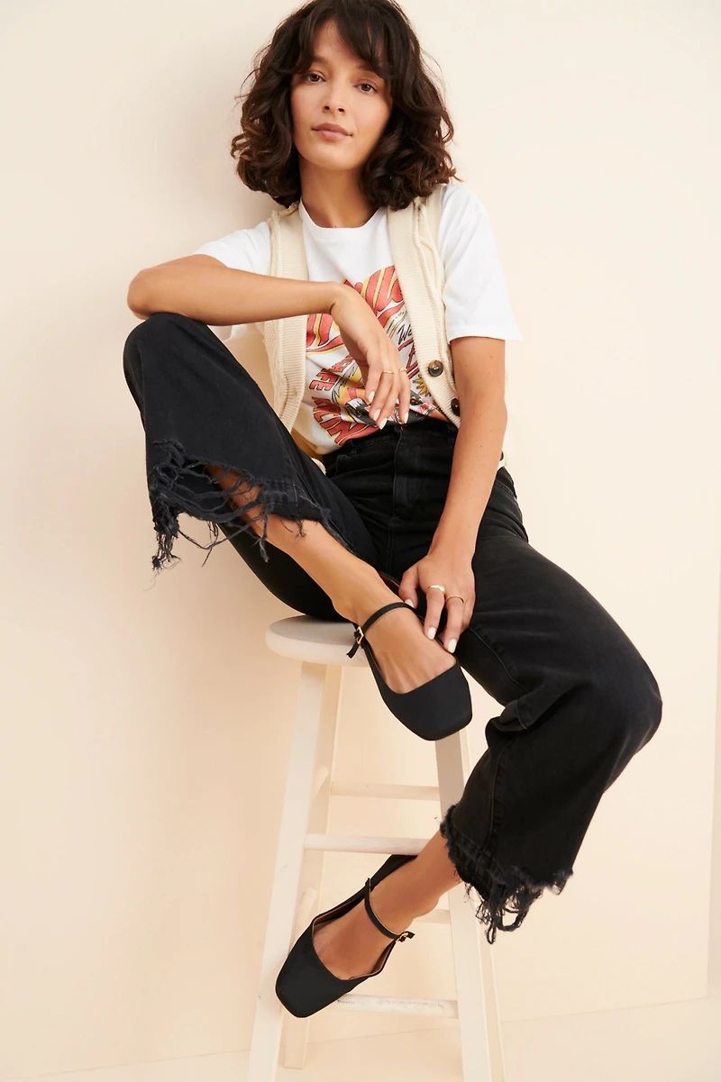 DL1961 Hepburn High Rise Wide Leg Jeans