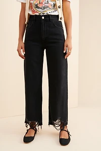 DL1961 Hepburn High Rise Wide Leg Jeans
