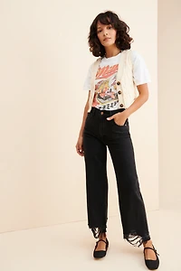 DL1961 Hepburn High Rise Wide Leg Jeans