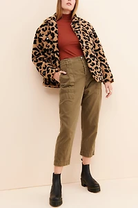 Apparis Tiarra Leopard Teddy Bear Jacket