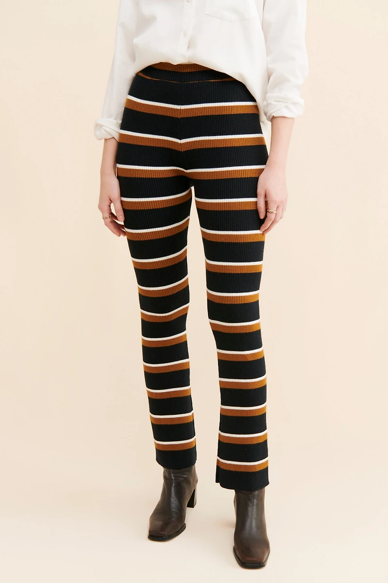 Sanctuary Striped Knit Pants