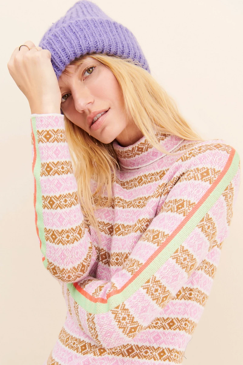 Maeve Ski Slope Turtleneck Sweater