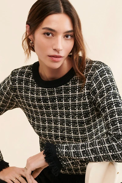 Line + Dot Avalon Tweed Sweater