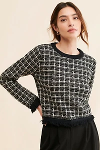 Line + Dot Avalon Tweed Sweater